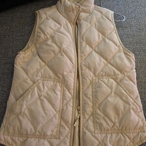 J. Crew Women's Quilted Vest - Light Pink